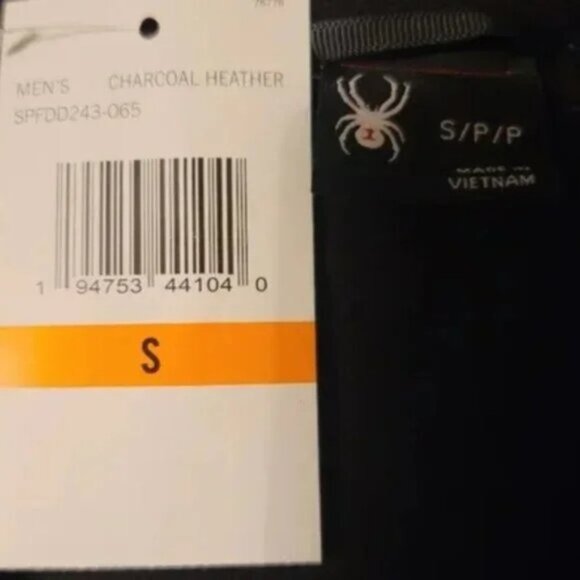 Spyder Raider Quarter Zip Pull Over Mens Size Small Performance Fleece NWT - Picture 9 of 9